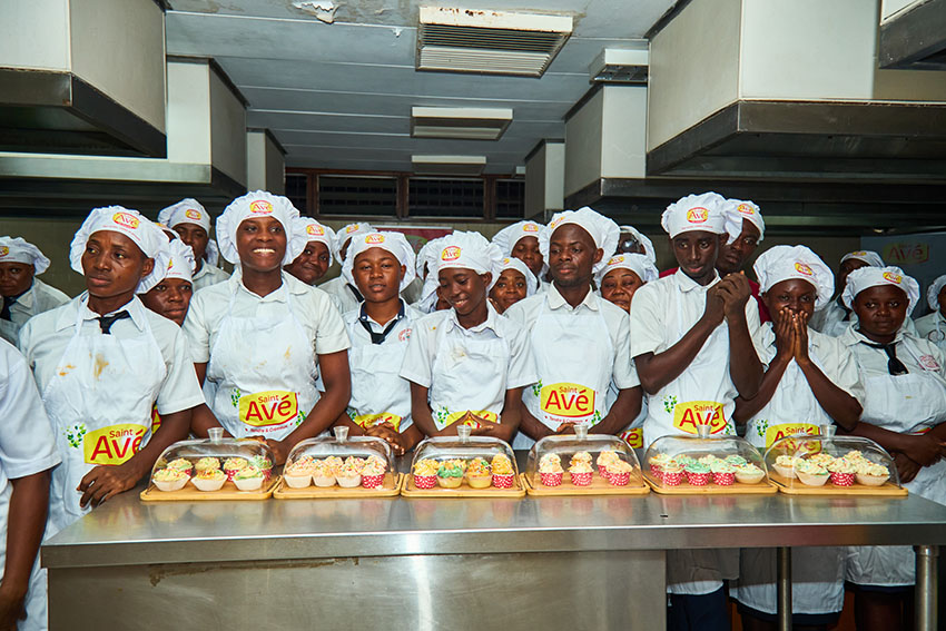 Atelier pâtisserie Saint Avé au Lycée Hôtelier 
