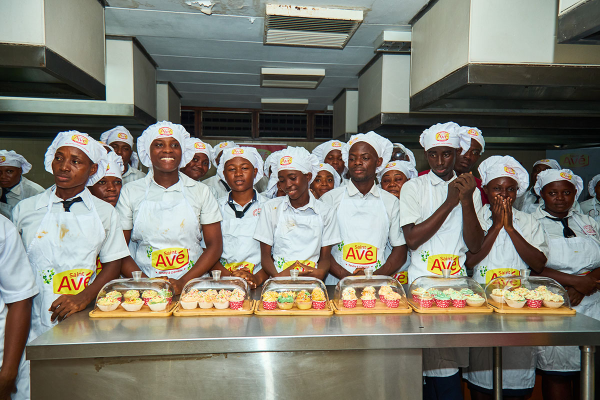 Atelier pâtisserie Saint Avé au Lycée Hôtelier 
